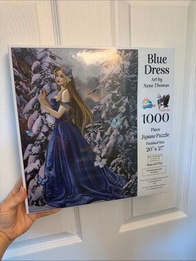 Blue Dress 1000-Piece Jigsaw Puzzle by SunsOut